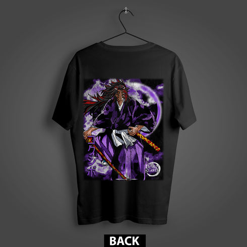 Demon Slayer Kokushibo Upper Moon 1 Premium Oversized Double-Sided T-Shirt (Unisex)